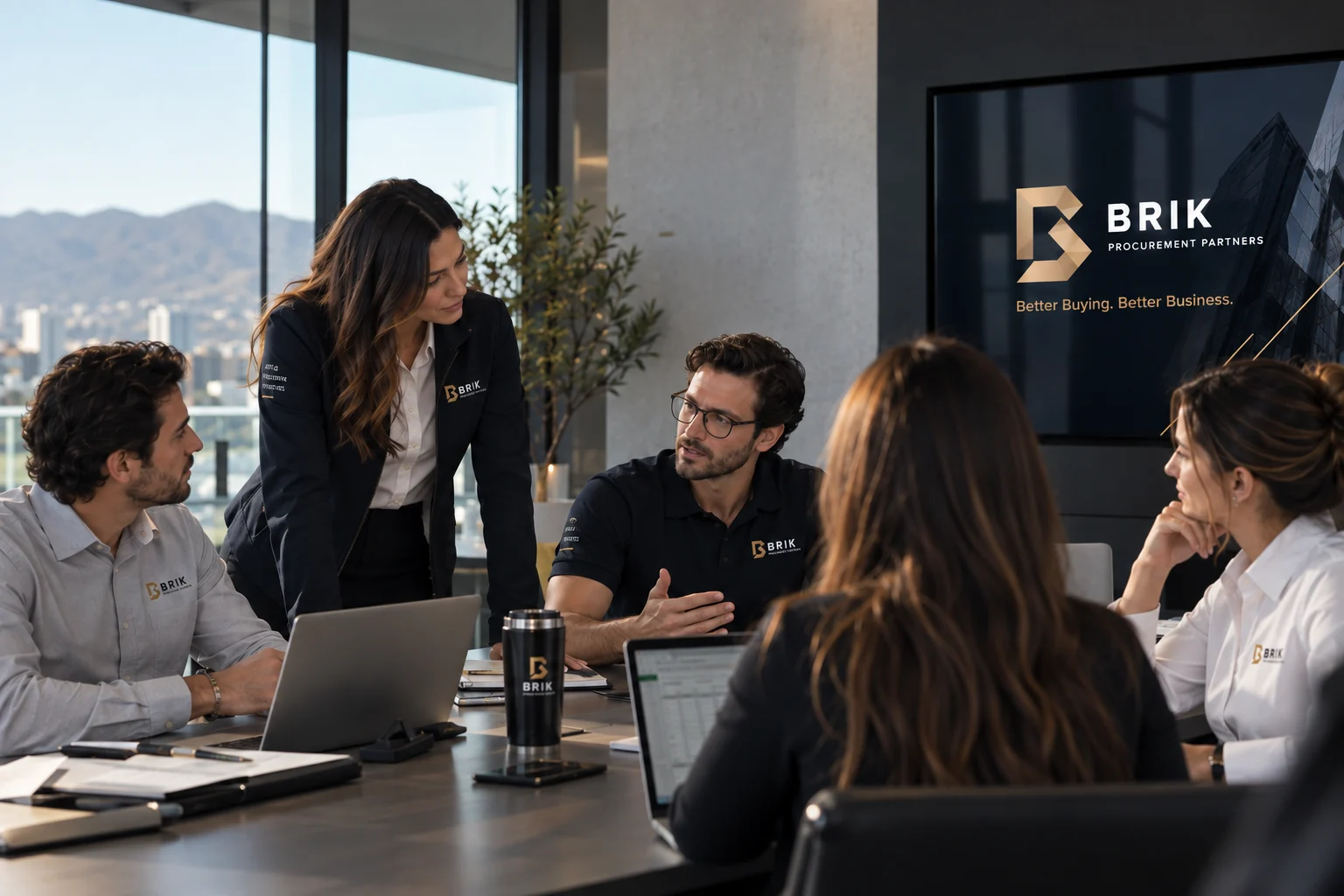 Equipo BRIK en sesión de trabajo — únete al equipo