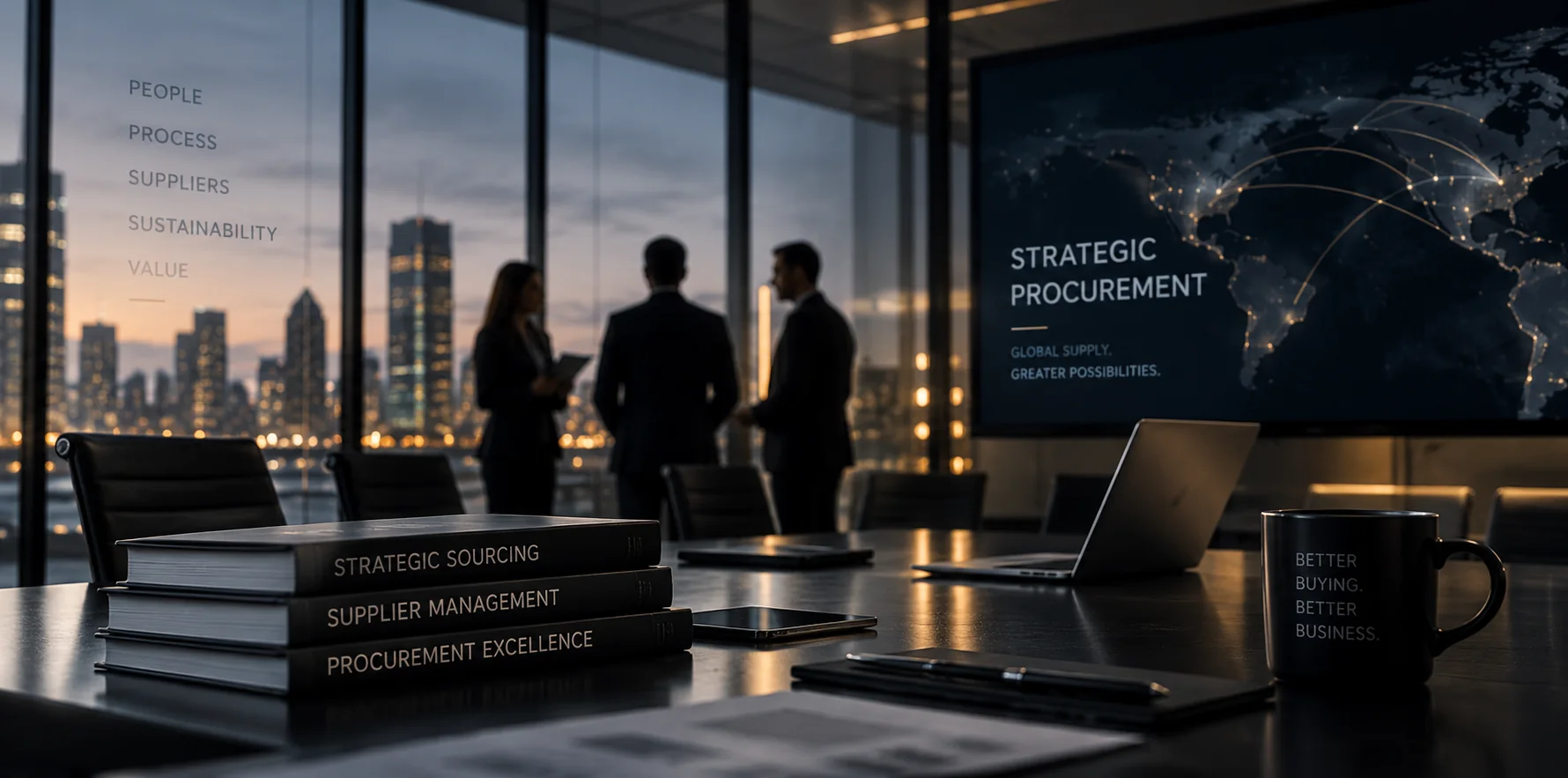 Metodología BRIK — strategic procurement en sala de juntas